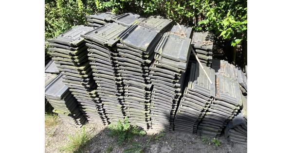 Dakpannen Tuile du Nord met vlakke wel