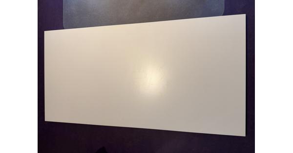 Wit bureau 120x 60 cm met verstelbare poten