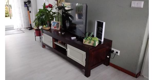 Massief kersenhouten tv meubel 