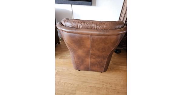 Bruin lederen fauteuil