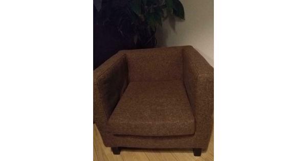 Nette bruine stoel / fauteuil