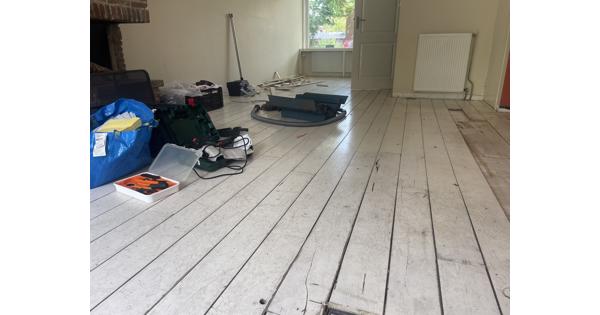 Houten vloer - in goede staat