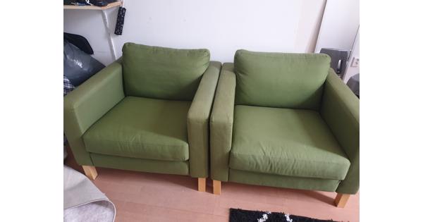 2 comfy lounge chairs