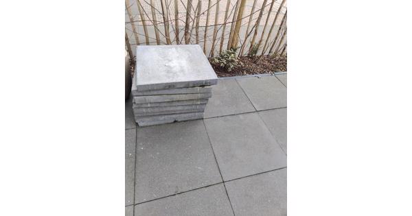 Antraciet terrastegels 75*75 cm