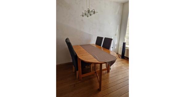 Eettafel Grenen uitklapbaar