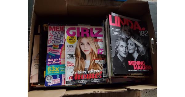 Linda, stripboeken, Girlz, Plus, Margriet en nog andere tijdschriften