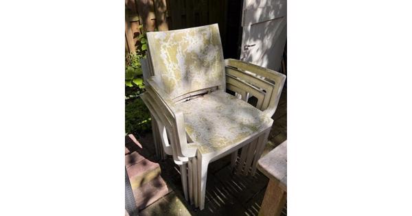 4 tuinstoelen