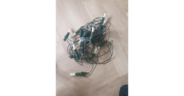 4 snoeren kaarslampen voor kerstboom