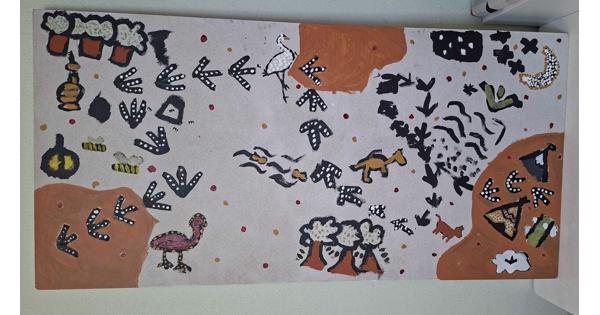 Aboriginal Art, wandpaneel