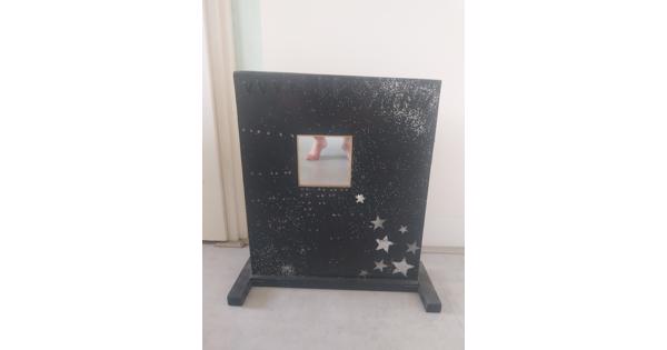 Houten Sieradenrek met spiegeltje