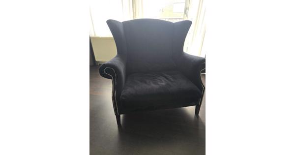 Blauwe fauteuil 