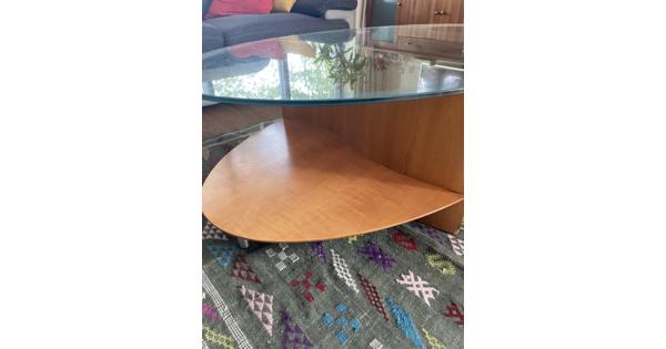 Glazen salontafel
