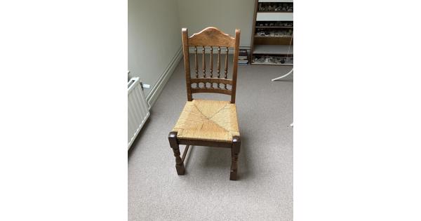 Massief eiken eethoekstoelen 