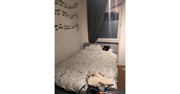 Double bed with mattress