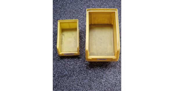Werkbank opberg bakjes