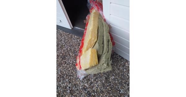 3 platen Rockwool isolatie