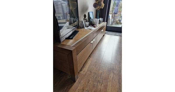 Zware Dressoir tv kast hout metaal