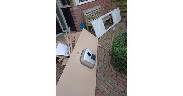 Keukenwerkblad nauwelijks gebruikt