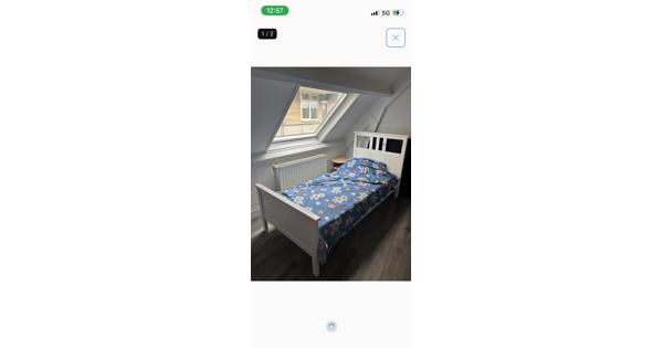IKEA bed hemnes plus matras