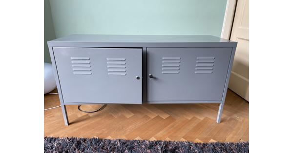 IKEA TV MEUBEL METAAL GRIJS