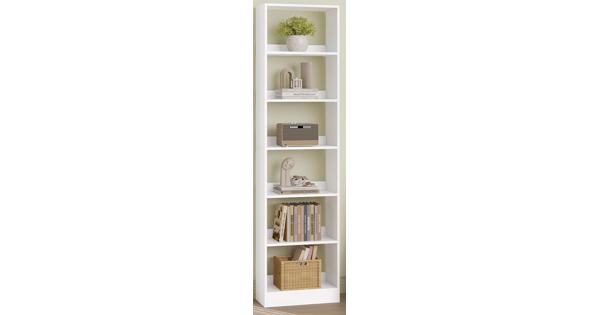 Witte boekenkast