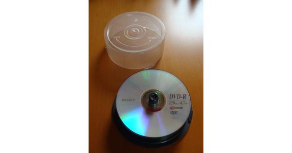 Spindel met beschrijfbare DVD-R