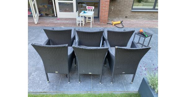 6 gratis tuinstoelen inc kussens