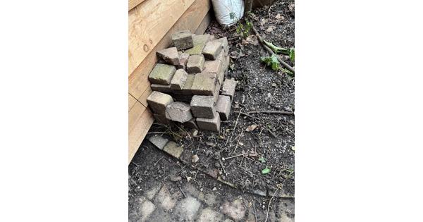 Vierkante kinkers voor terras 