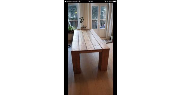 Mooie grote tafel van steigerhout! 2.5x1m