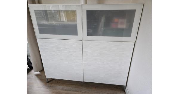 Witte Ikea Kast Glazen Deuren 