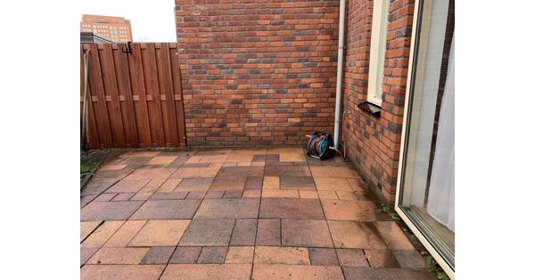 Tuintegels Terra cotta ca 18m2 afhalen voor 11/1