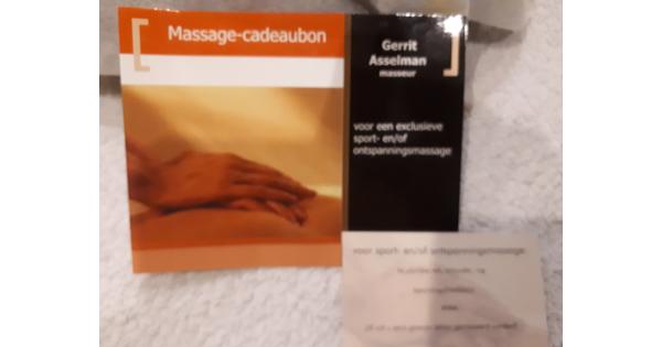 massage kadobon 