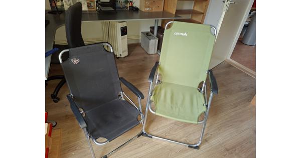 2 lichtgewicht campingstoelen