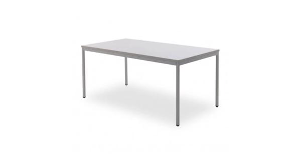 4 metalen grijze tafels