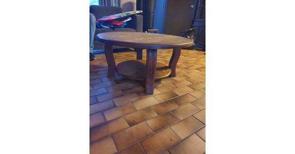 Houten salontafel 90cm