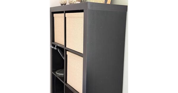 Open kast, zwart