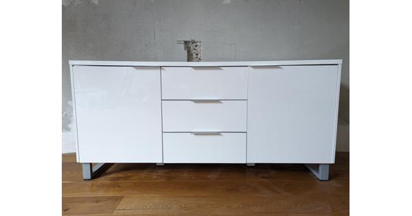 Witte hoogglans dressoir kast