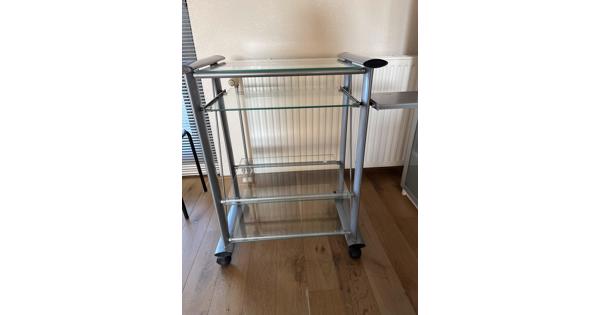 Computer/printer trolley met wielen