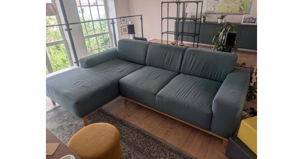 Groene Bank met Chaisse Longue