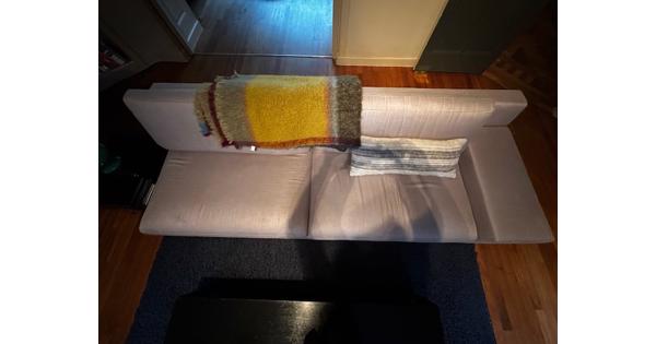 Bank (deel van een hoebank) breedte 276cm diepte 105cm