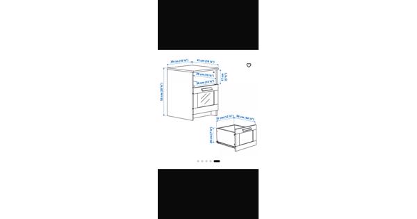 Ikea Brimnes nachtkastje