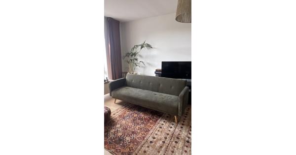 Olijfgroene Slaapbank