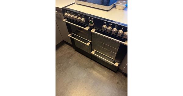 stoves 6 pits gasfornuis met grillplaat en afzuigkap