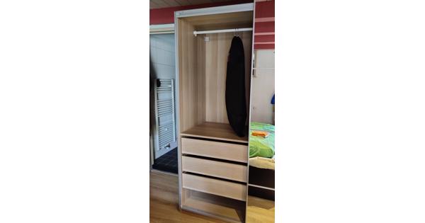 Ikea PAX kast, incl deuren, lades en hanggedeelte