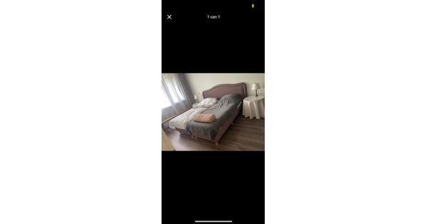 2 x boxspring met hoofdeinde