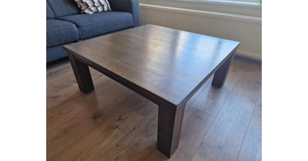 Massief houten salontafel