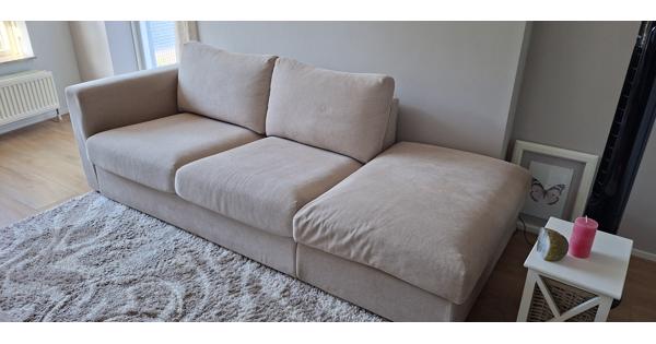 3zits stoffen bank kleur beige
