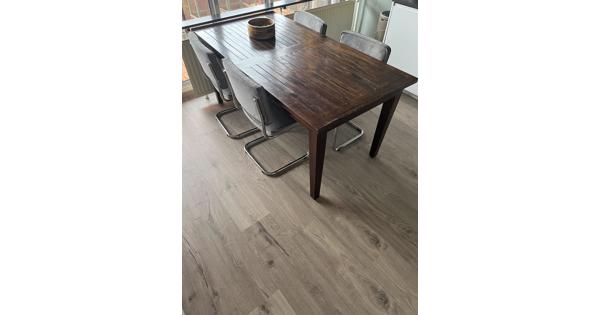 Houten tafel 90x180x75
