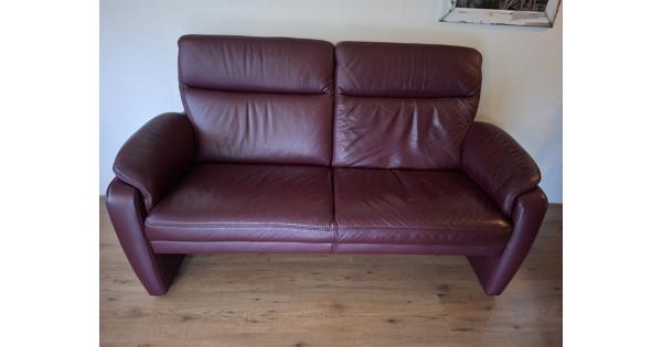 2 zits bankstel leer