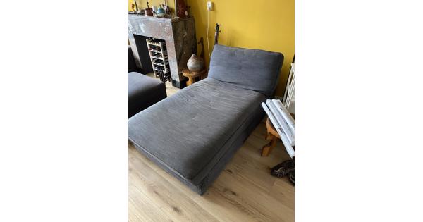 KIVIK bank + chaise longue + poef / hocker